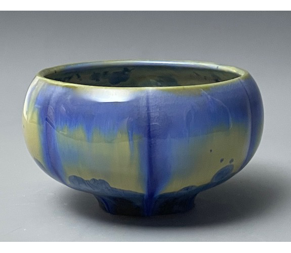 Blue & Butterscotch Bowl - Ginny Conrow